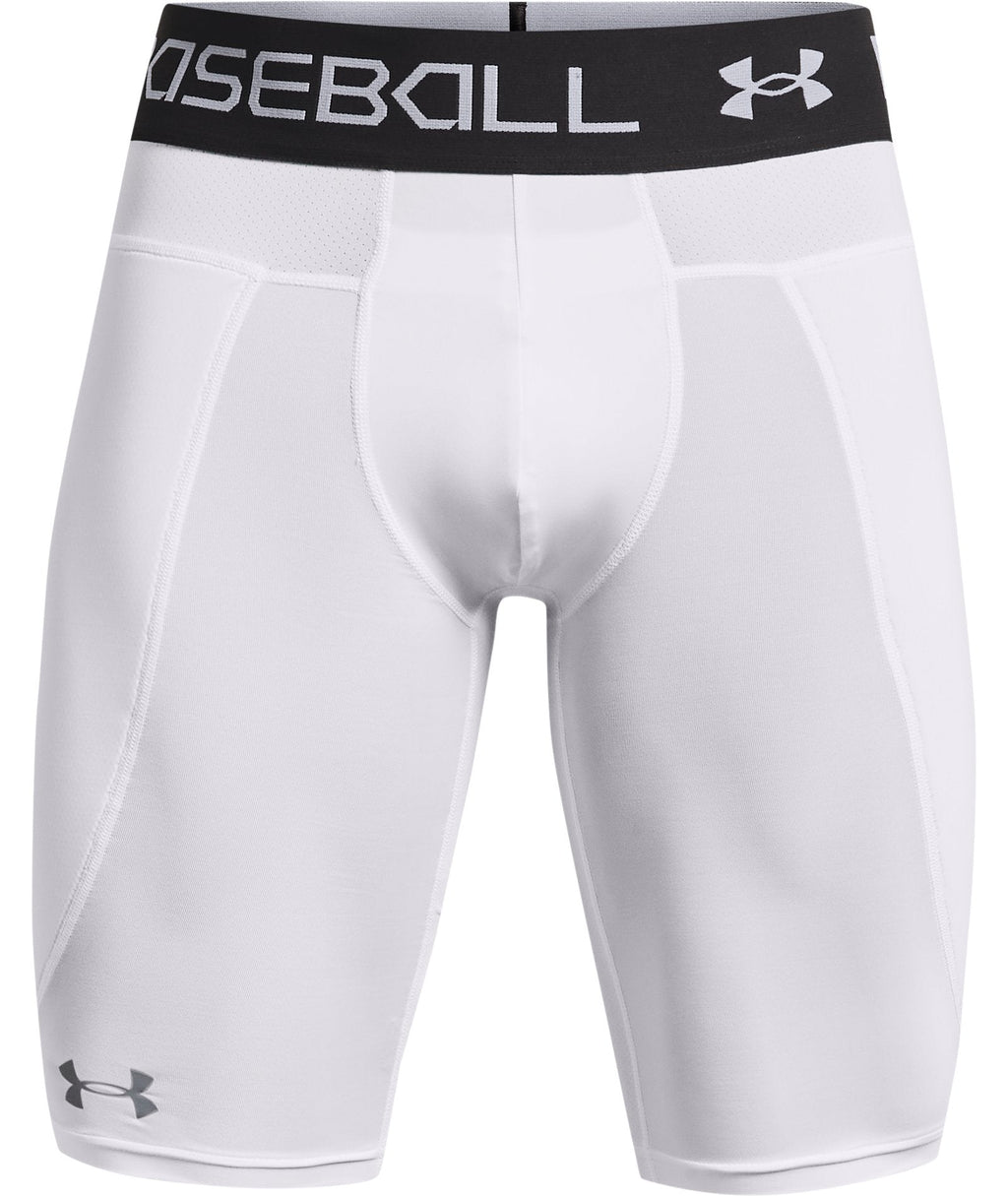 UA Utility Pro Men's Sliding Shorts - White