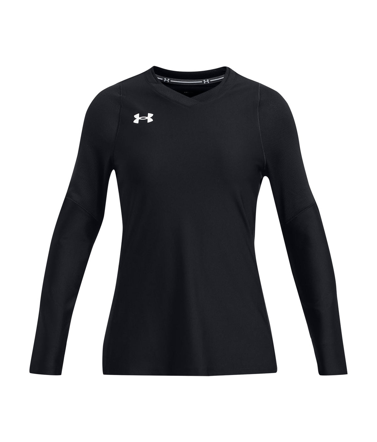 UA Powerhouse Girls' Volleyball Long Sleeve Jersey - Black