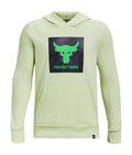 Project Rock Rival Fleece Theme Boys' Hoodie - Green