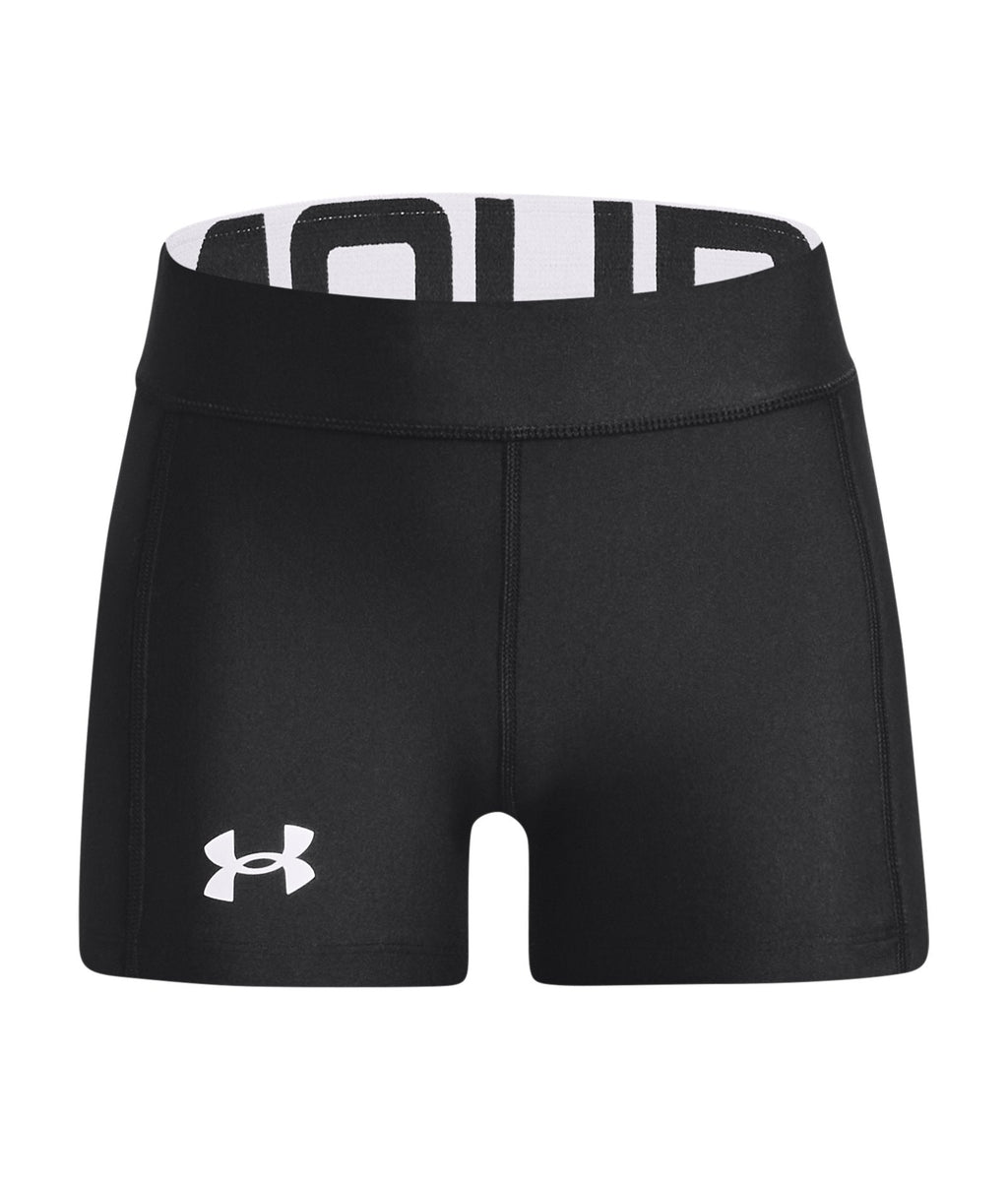 UA Utility Girls' Slider Shorts - Black