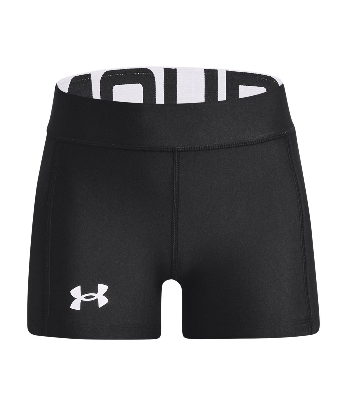 UA Utility Girls' Slider Shorts - Black
