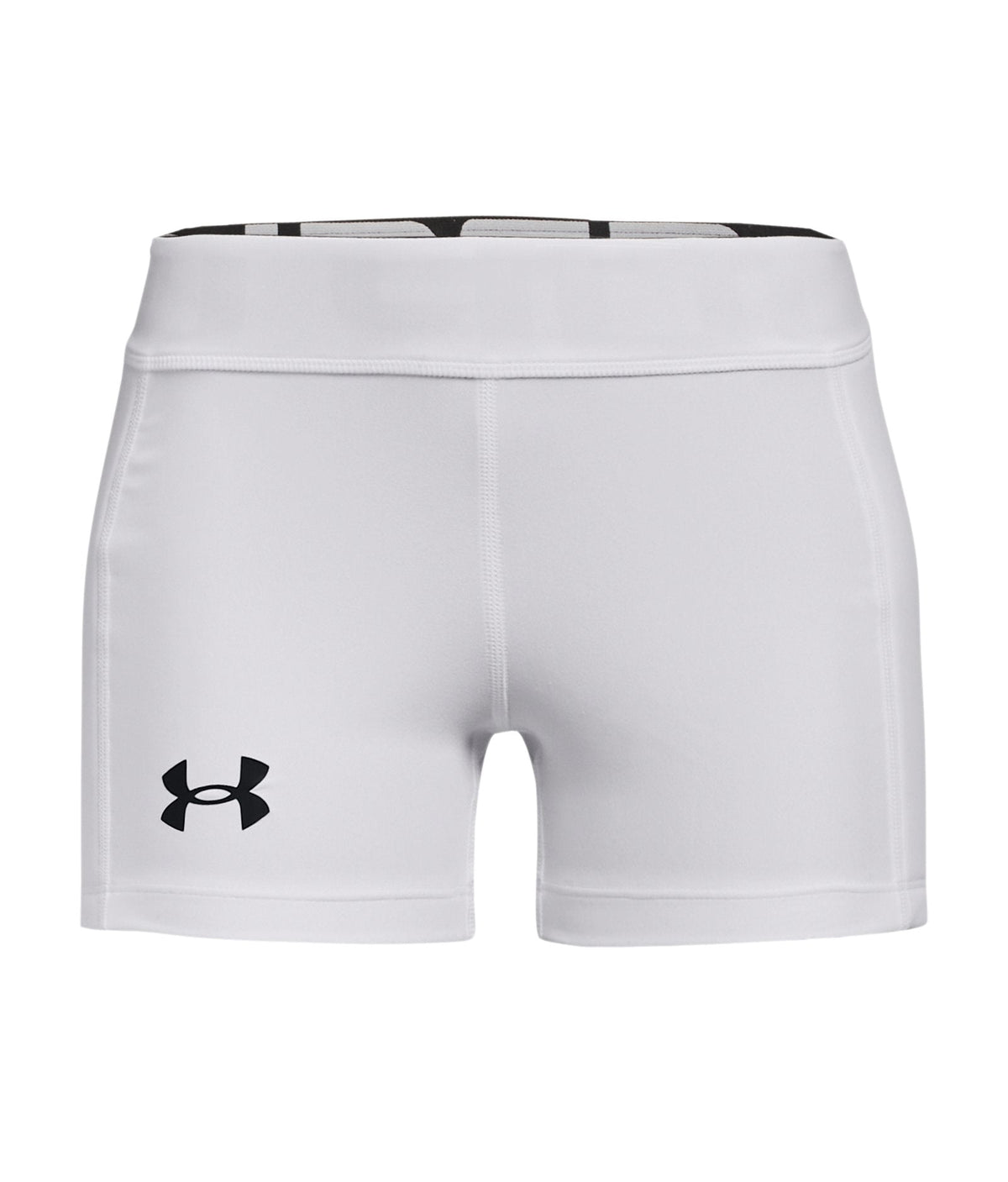 UA Utility Girls' Slider Shorts - White