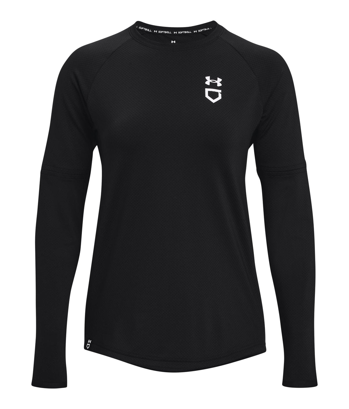 UA Utility Waffle Women's Crew - Black