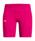 UA Motion Girls' Bike Shorts - Pink