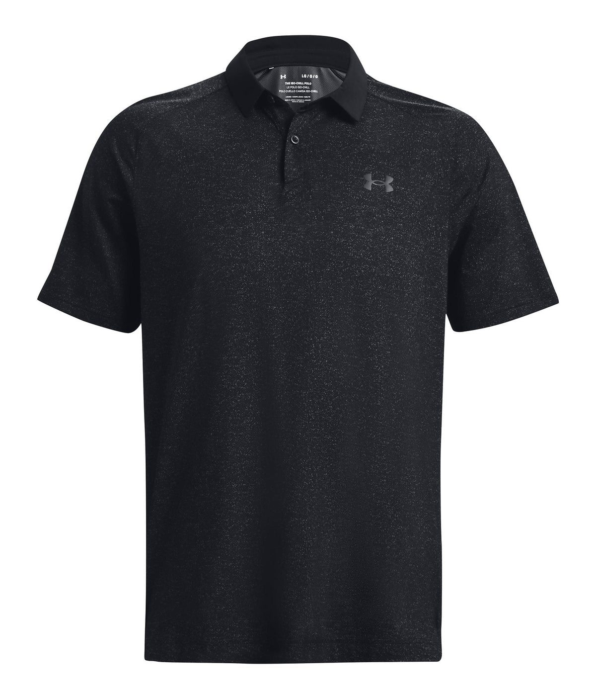 UA Iso-Chill Heather Men's Polo - Black
