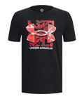 UA Box Logo Camo Boys' Short Sleeve T-Shirt - Black