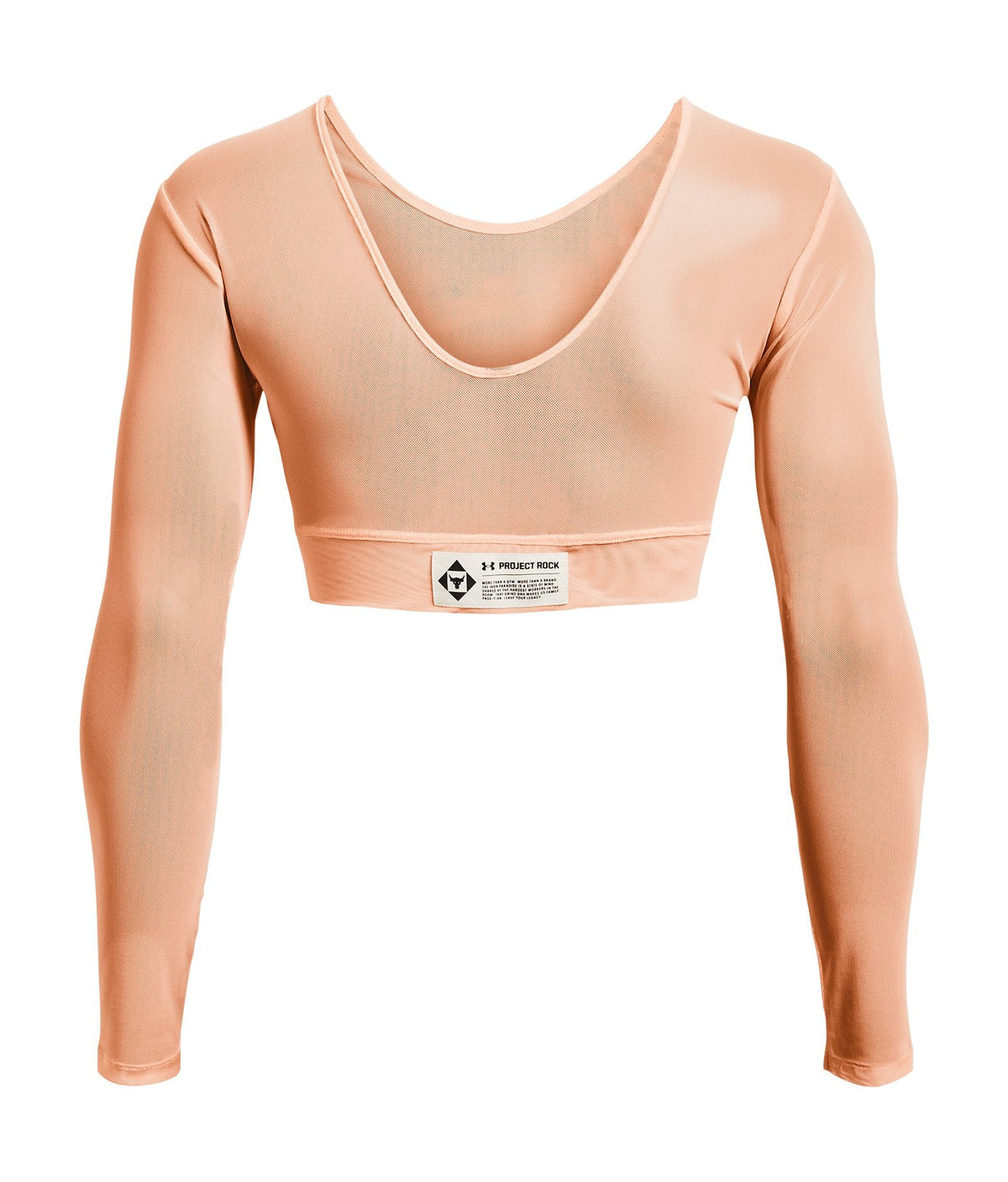 Project Rock Sheer Mesh Women's Long Sleeve - Orange