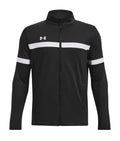 UA Knit Warm Up Team Boys' Full-Zip - Black