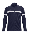 UA Knit Warm Up Team Boys' Full-Zip - Blue
