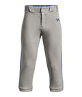 UA Utility Pro Piped Boys' Knicker Baseball Pants - Gray
