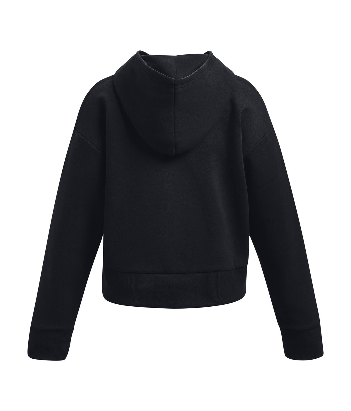 UA Rival Fleece Girls' Crop Hoodie - Gray