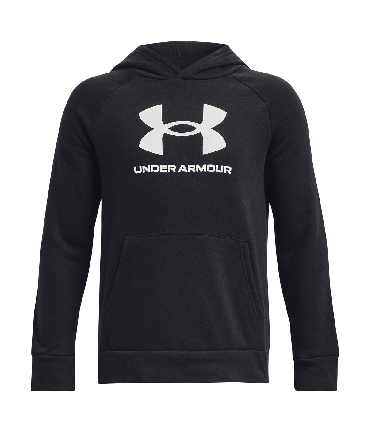 UA Rival Fleece Big Logo Boys' Hoodie - Black