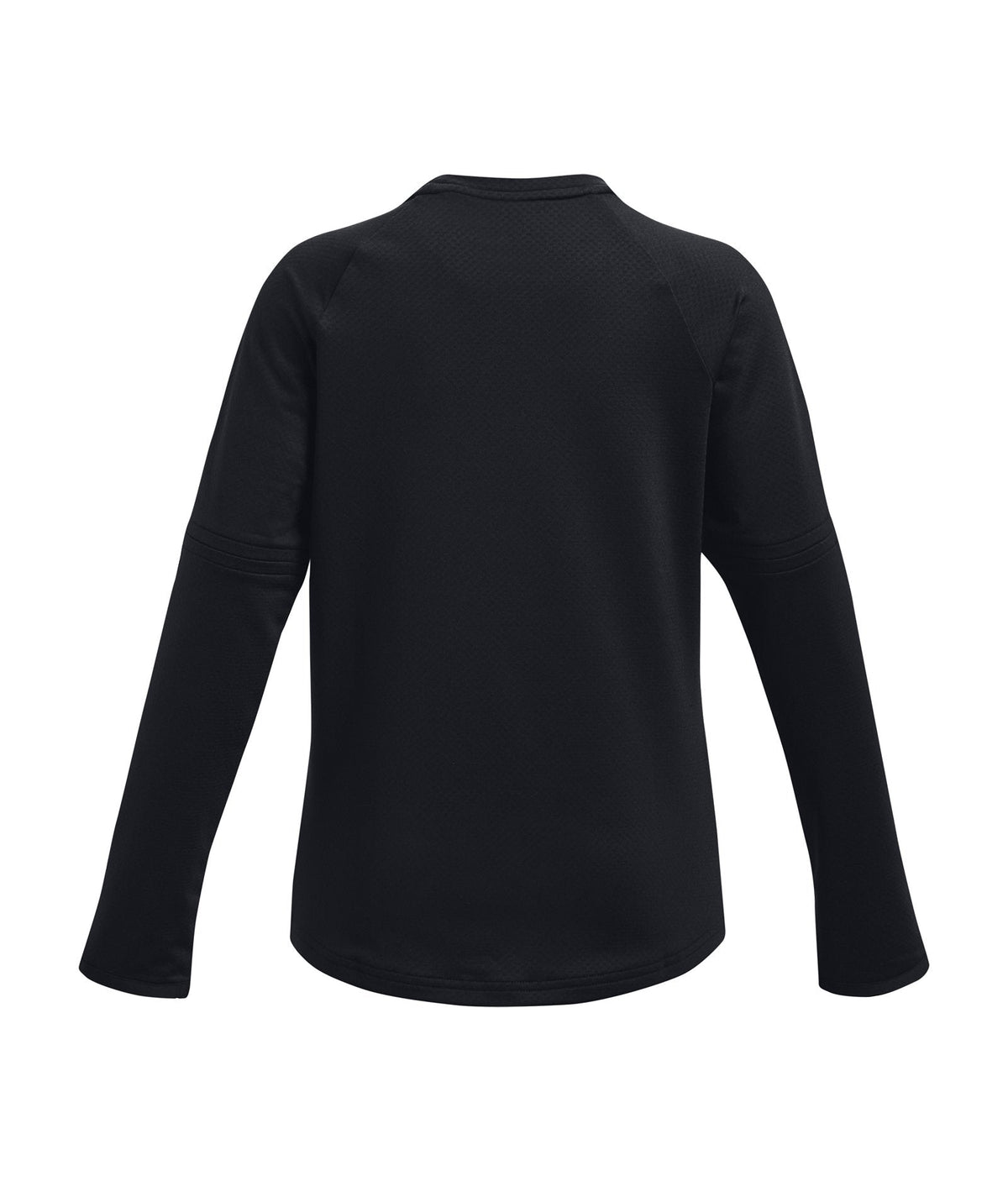 UA Utility Waffle Girls' Crew - Black