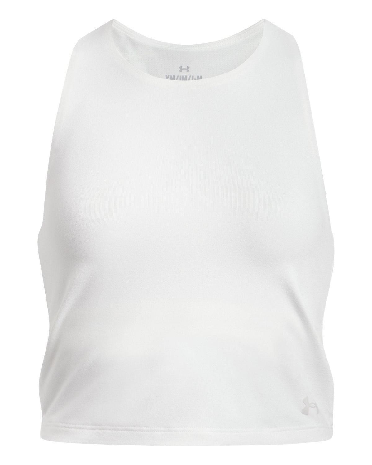 UA Motion Girls' Crop Tank - Black