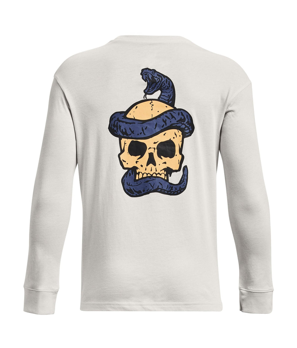 Project Rock Cobra Boys' Long Sleeve - White