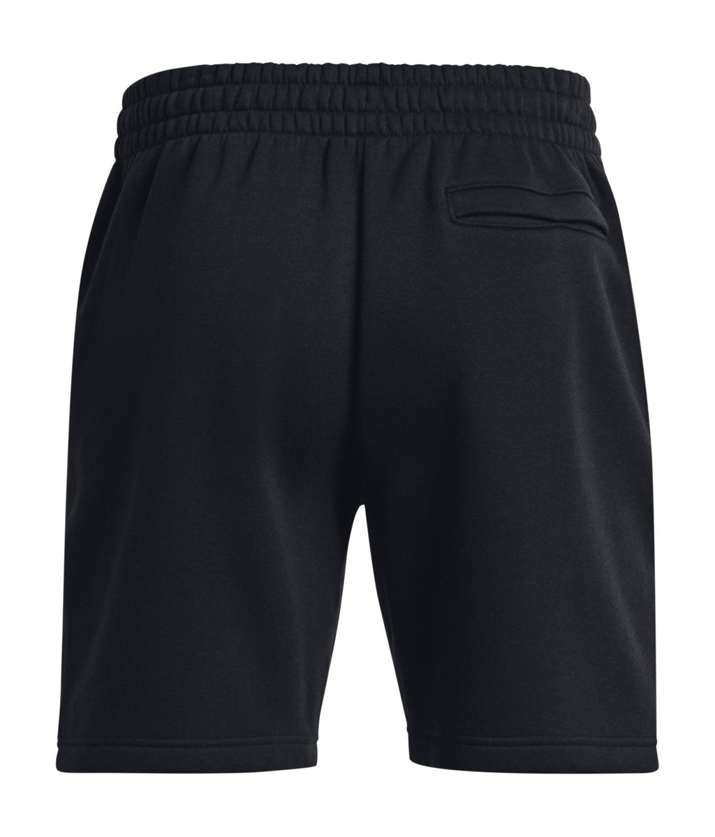 UA Icon Fleece Men's 7.75" Shorts - Black