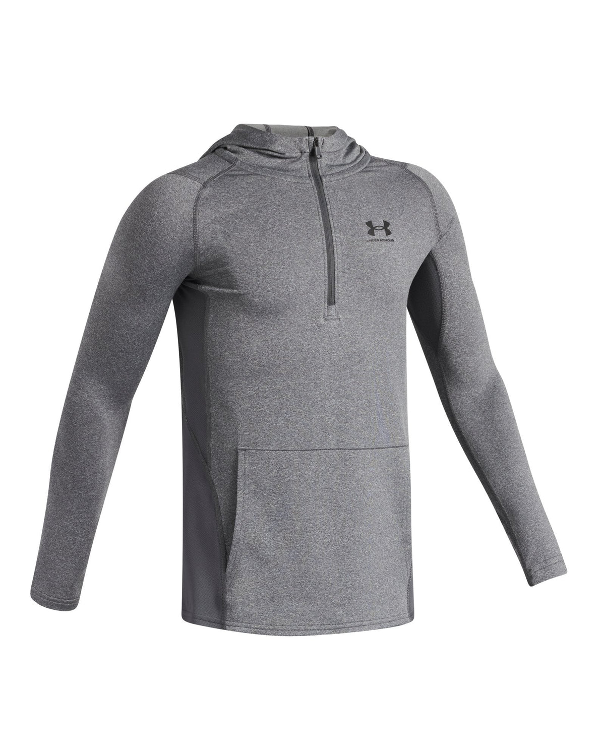 ColdGear® Boys' ½ Zip Hoodie - Gray