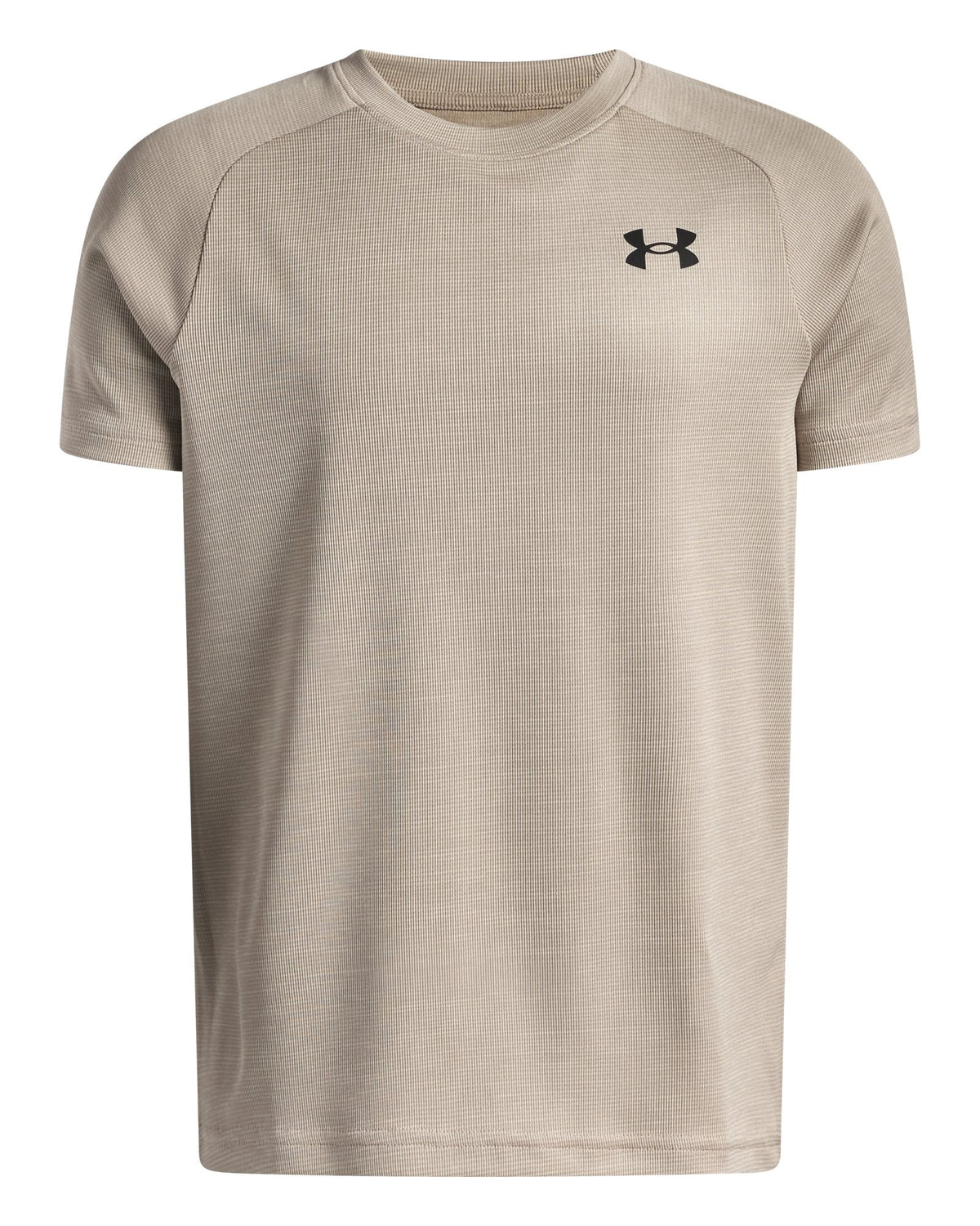 UA Tech™ Textured Boys' Short Sleeve - Brown