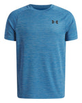 UA Tech™ Textured Boys' Short Sleeve - Blue