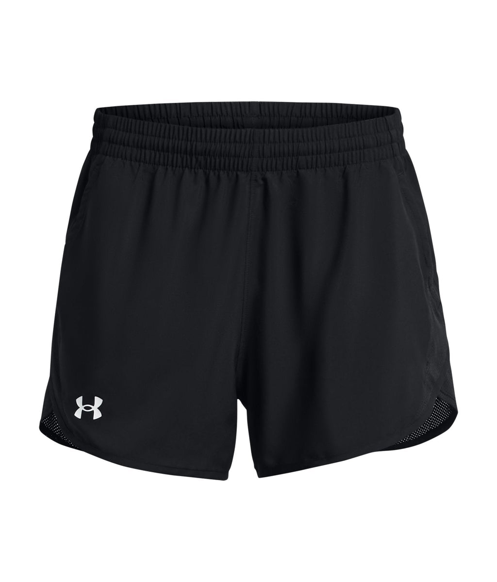 UA Fly-By Unlined Women's 3" Shorts - Black