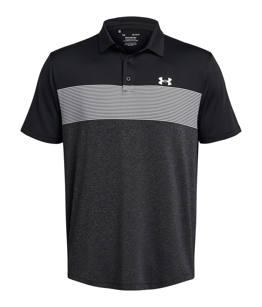 UA Playoff 2.0 LowRound Men's Polo - Black