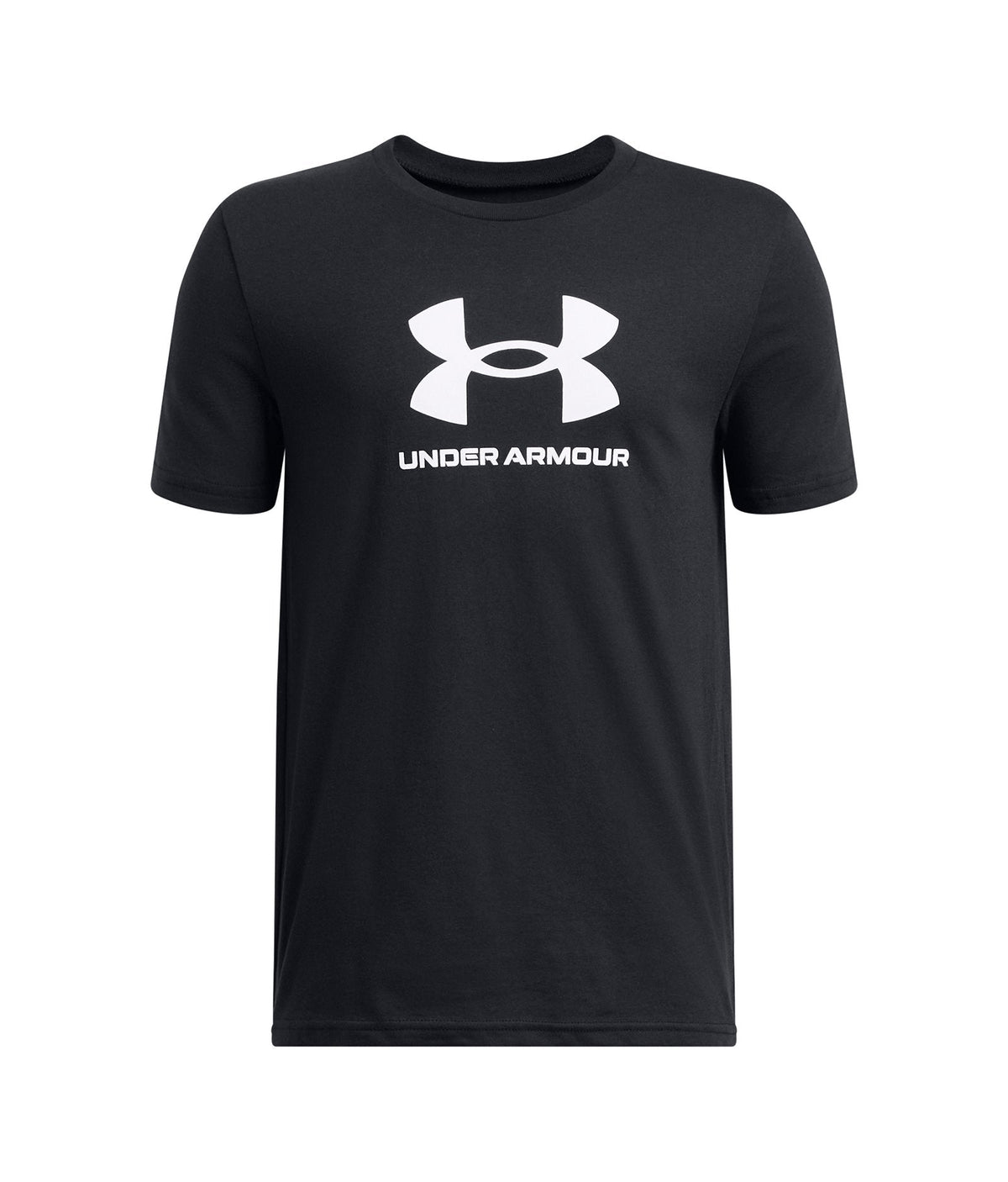UA Logo Boys' Short Sleeve - Black