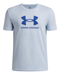 UA Logo Boys' Short Sleeve - Blue