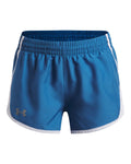 UA Fly-By Girls' 3" Shorts - Blue