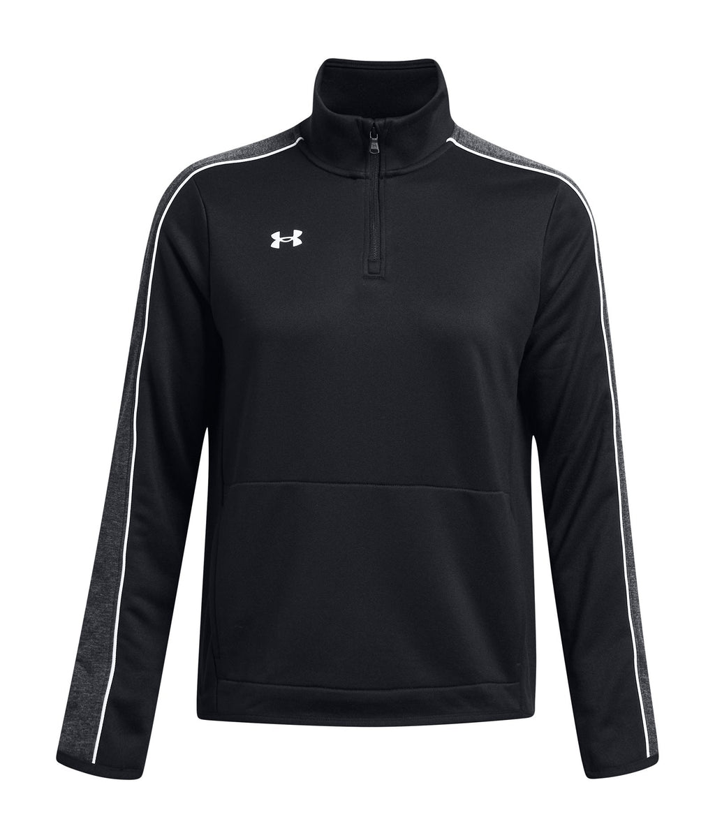 UA Command Women's Warm Up ¼ Zip - Black