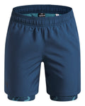 UA Tech™ Woven Boys' 2-in-1 Shorts - Blue