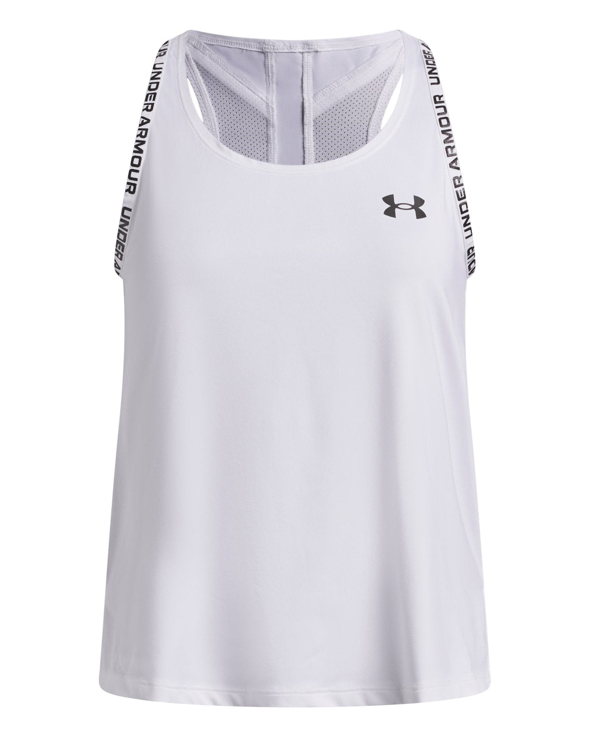 UA Knockout Girls' Tank - White
