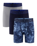 UA Performance Tech™ Printed Boys' 4" Boxerjock® - Blue