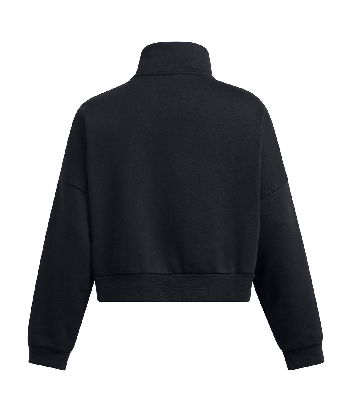 UA Icon Fleece Women's Oversized ½ Zip - Black