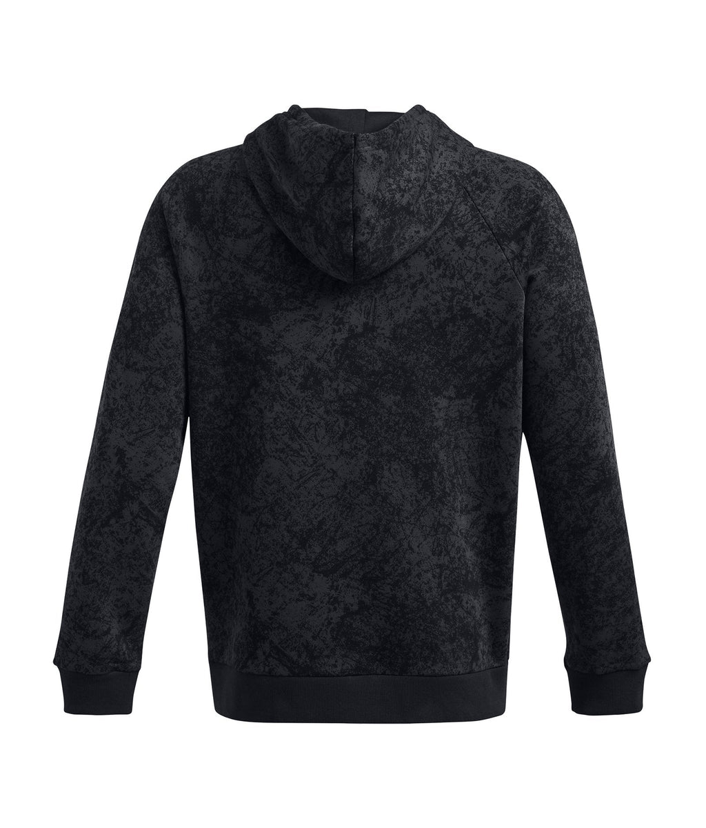 UA Rival Fleece Camo Printed Men's Hoodie - Black
