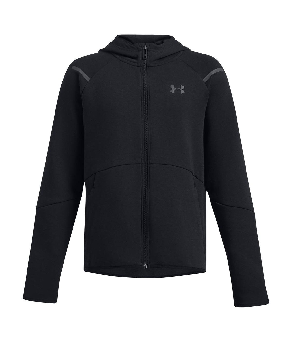 UA Unstoppable Fleece Boys' Full-Zip - Black