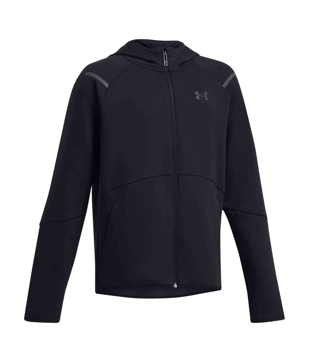 UA Unstoppable Fleece Boys' Full-Zip - Black