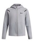 UA Unstoppable Fleece Boys' Full-Zip - Gray