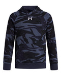 UA Rival Fleece Printed Boys' Hoodie - Blue