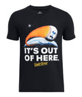 UA Out Of Here Boys' Baseball Short Sleeve - Black