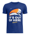 UA Out Of Here Boys' Baseball Short Sleeve - Blue