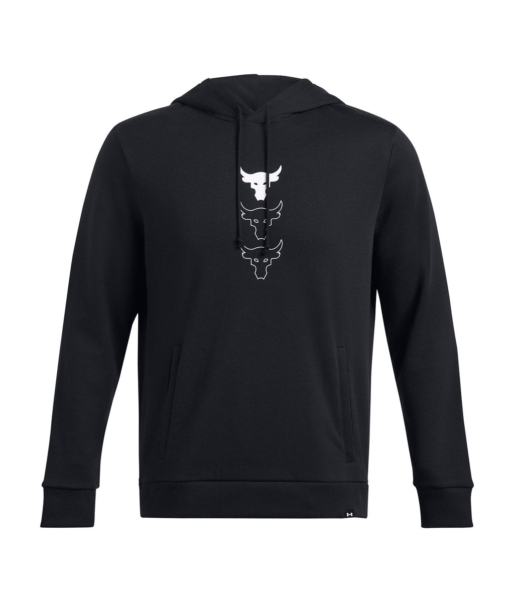 Project Rock Rival Fleece Men's Hoodie - Black