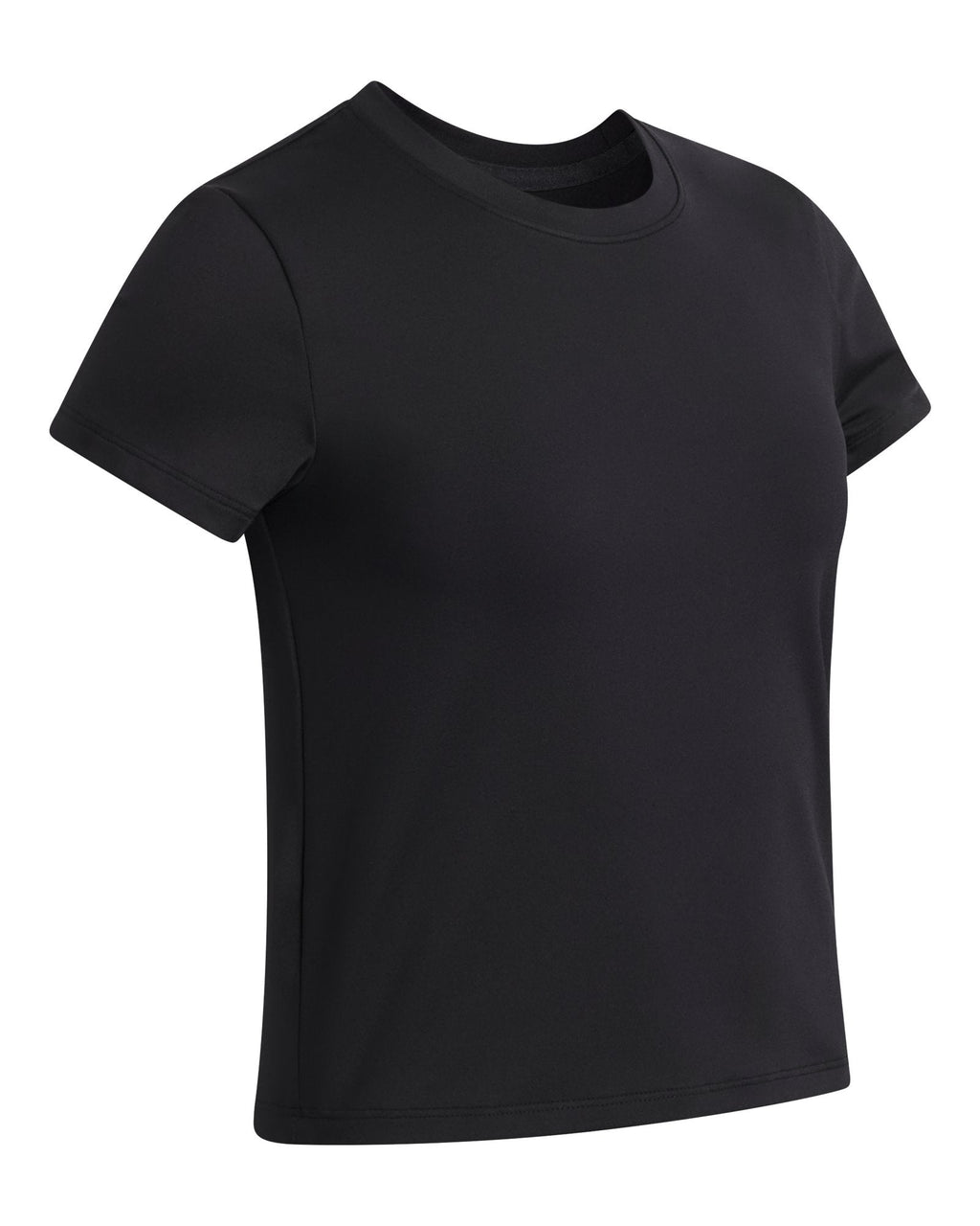 UA Movement Fitted Girls' Short Sleeve - Black