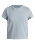 UA Movement Fitted Girls' Short Sleeve - Blue