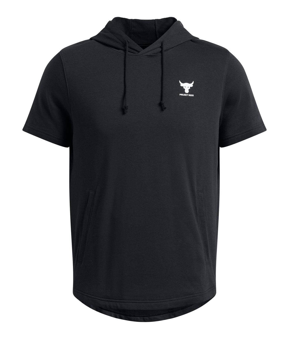 Project Rock Terry Men's Short Sleeve Hoodie - Black