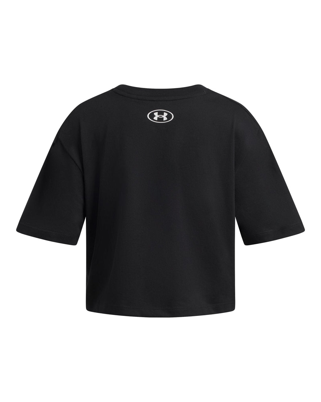 UA Rival Girls' Boxy Crop Short Sleeve - Black