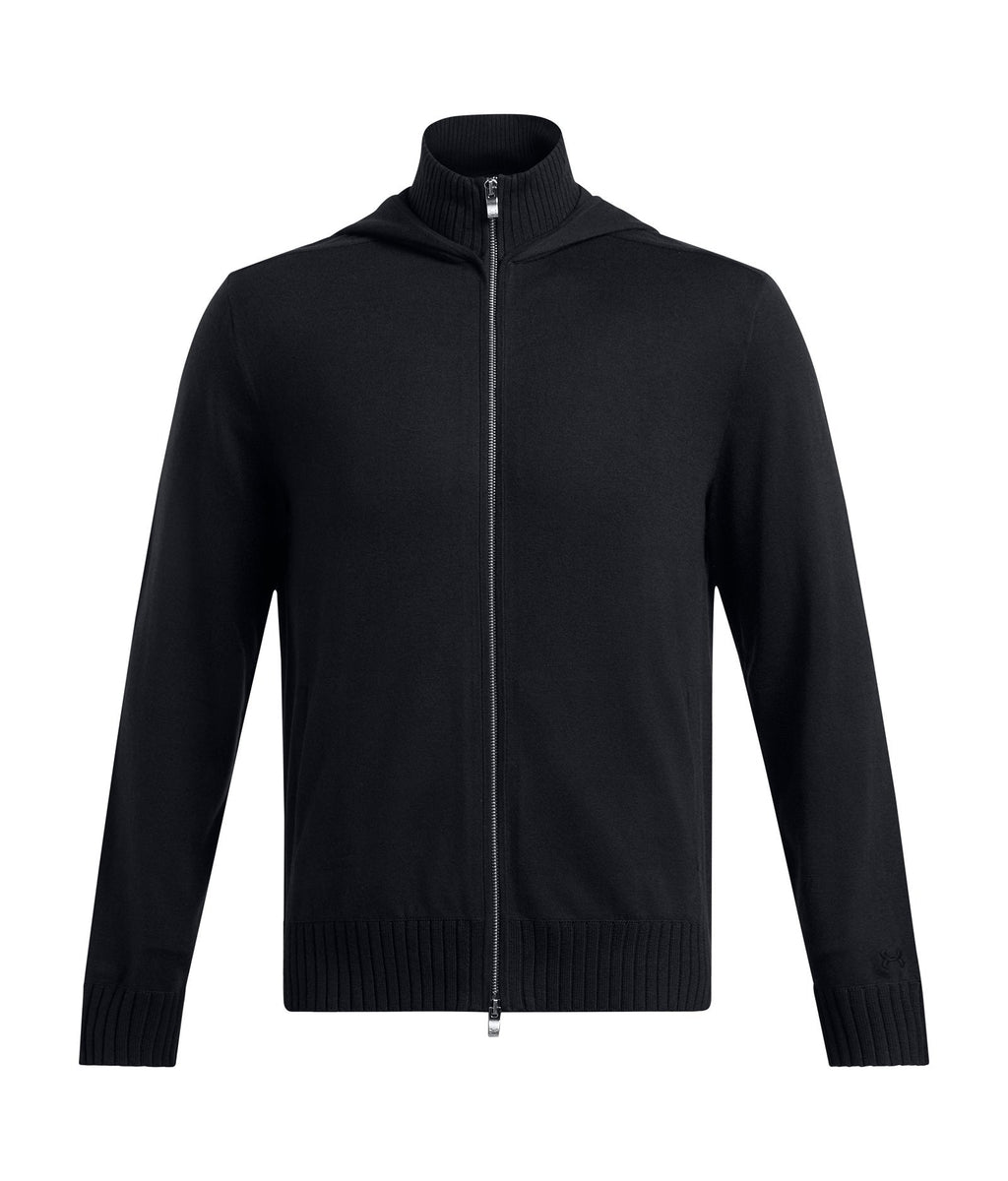 UA Premier Men's Full-Zip Hooded Sweater - Black