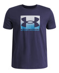 UA Boxed Sports Boys' Short Sleeve - Blue