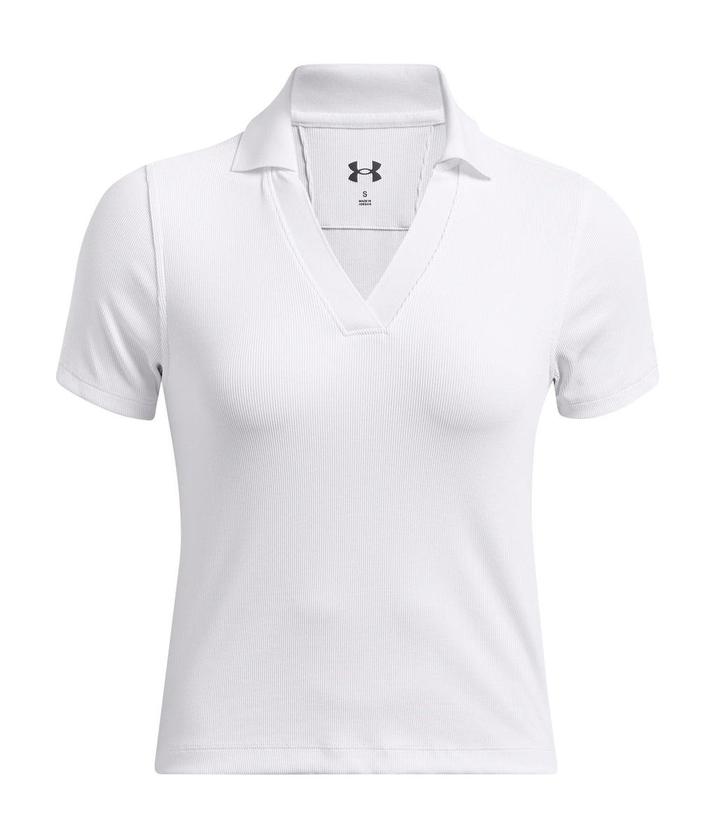 UA Premier Rib Women's Polo - White