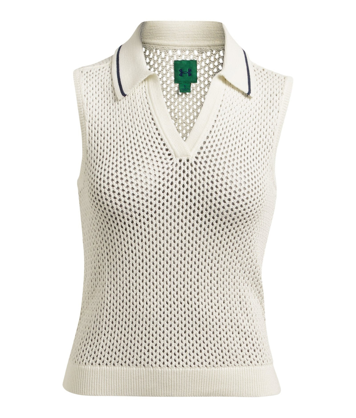 UA Premier Sleeveless Sweater Women's Polo - White