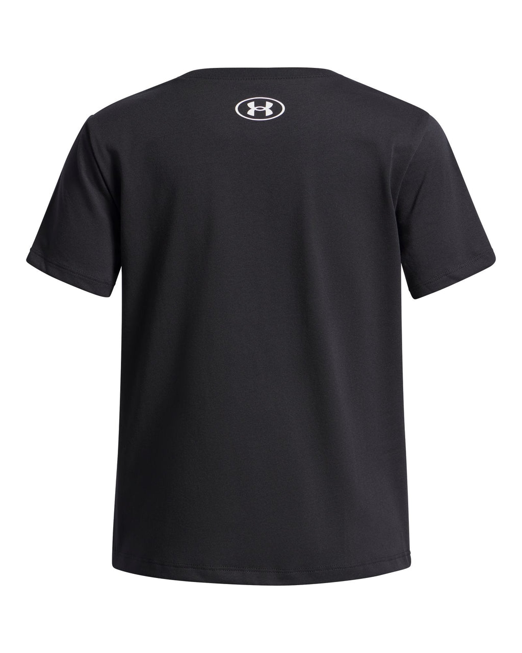 UA Big Logo Girls' Short Sleeve - Blue